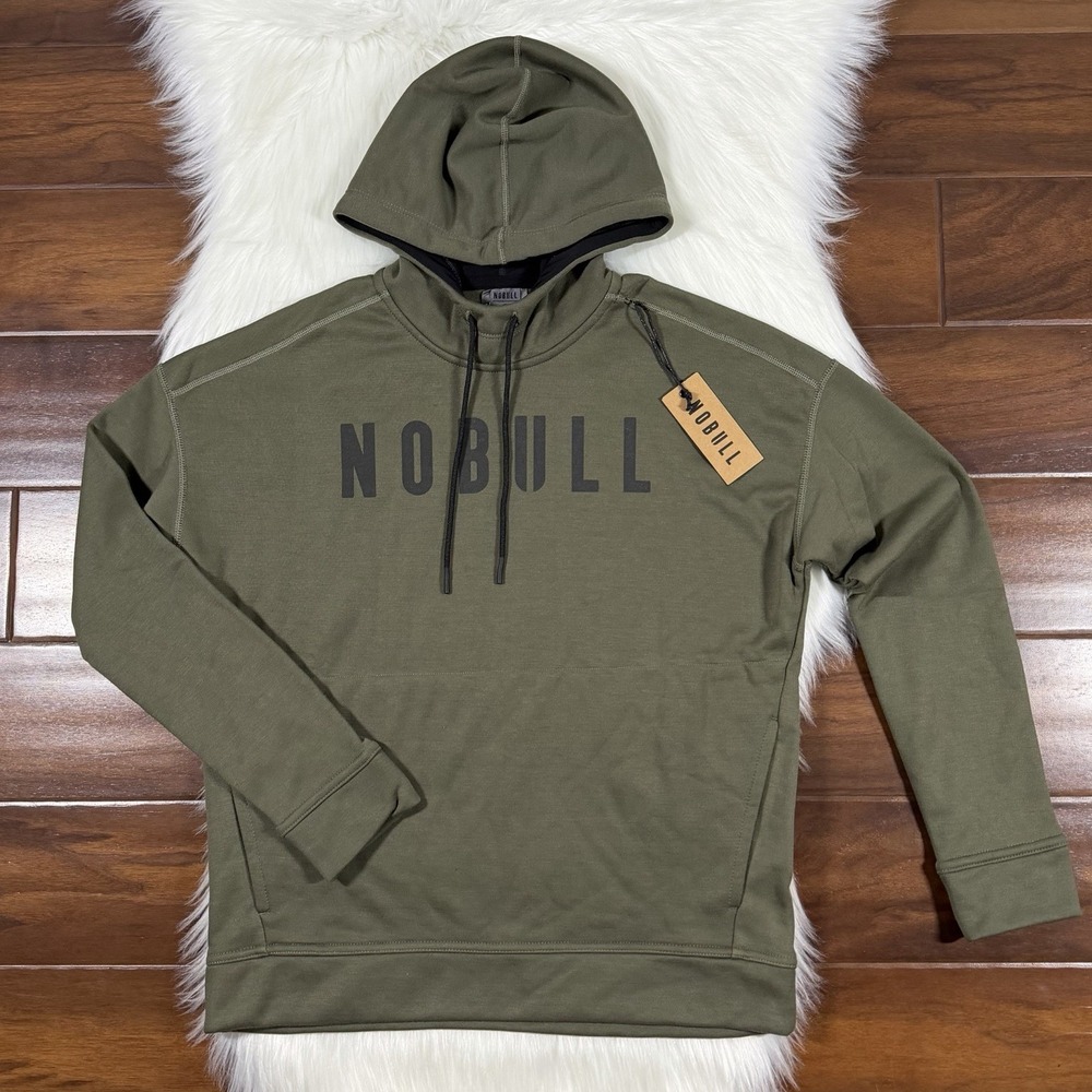 NOBULL No Bull Women's Size XS Army Green Fleece Hoodie‎ Sweatshirt Top